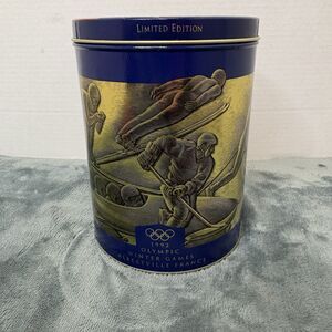 1992 Olympic Winter Games Uncle Ben’s Rice Tin Vintage